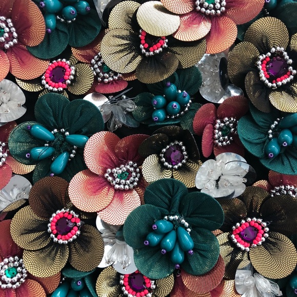 🚫SOLD🚫Asos clutch with flower embellishment - Picture 5 of 8